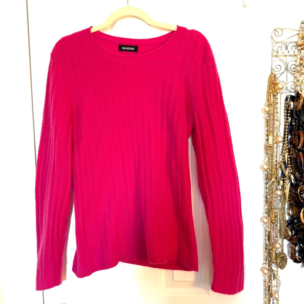 🎀 NAADAM CASHMERE SWEATER L EUC Stunning 🎀